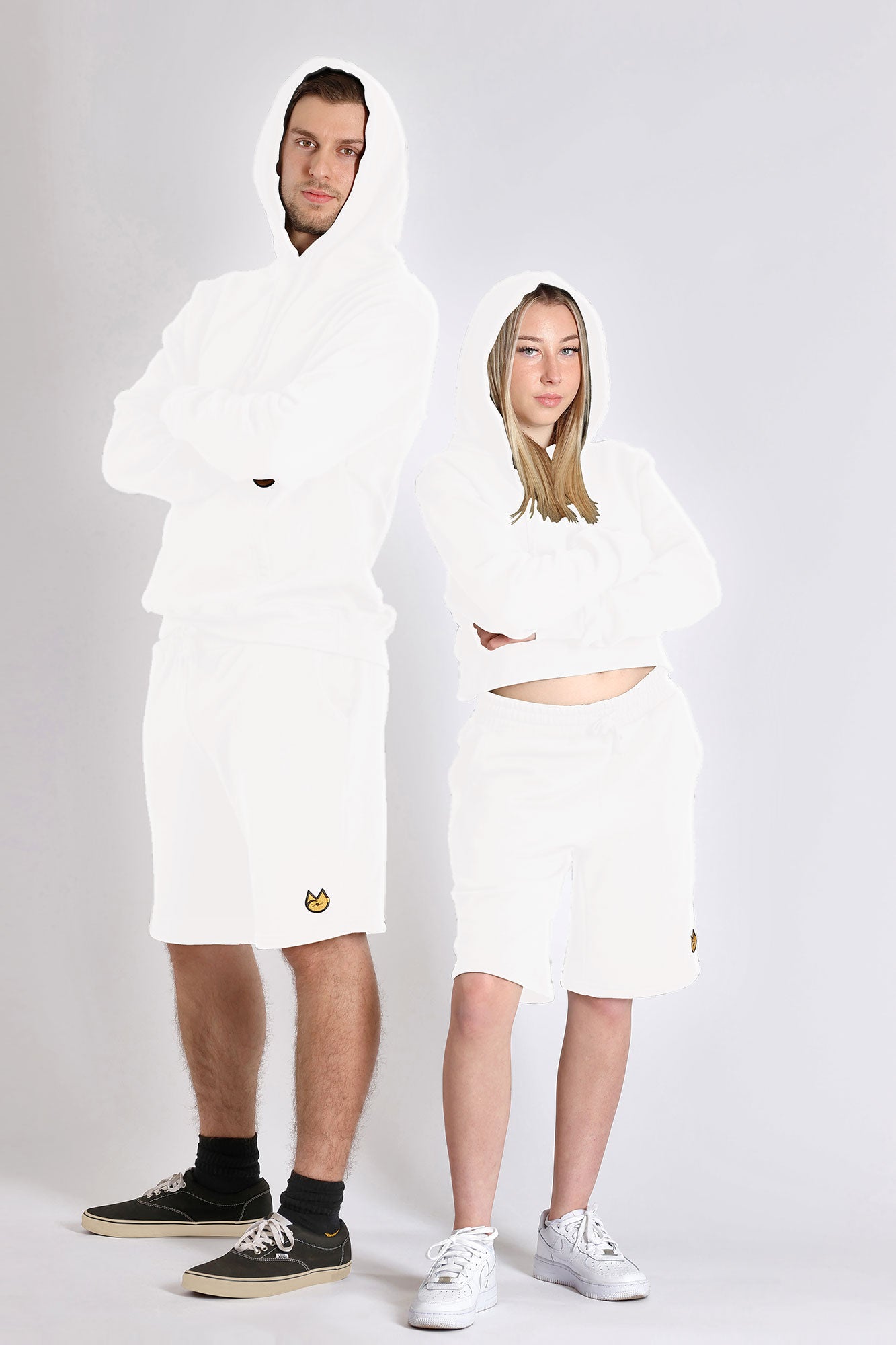 OG SWEAT SHORTS - CRISP WHITE