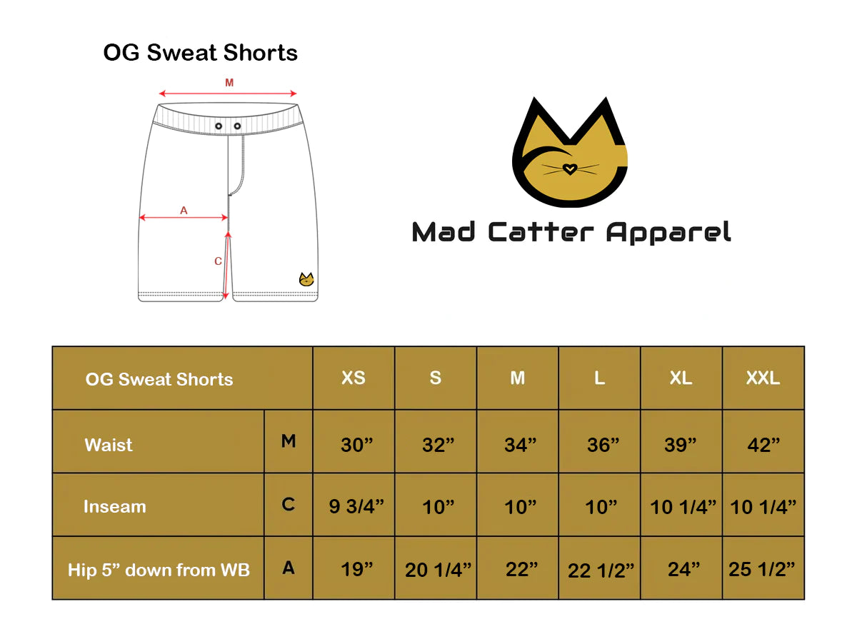 OG SWEAT SHORTS - CRISP WHITE